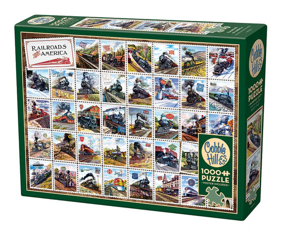 1000Pc Puzzle  Railroads of America