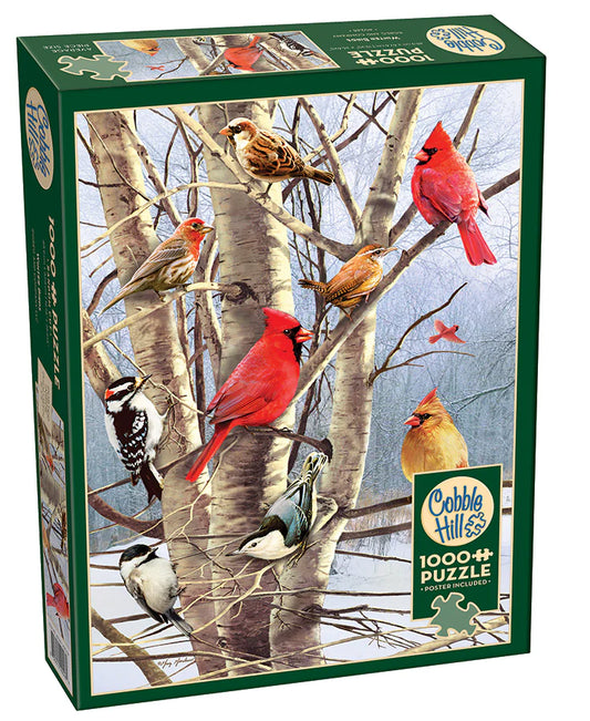 1000 Piece Winter Birds