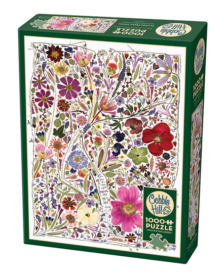 1000pc Puzzle Cobble Hill Flower Press: Spring