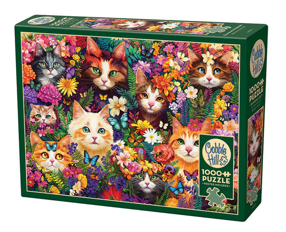 1000pc Puzzle Cobble Hill Blooming Whiskers