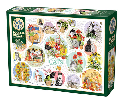 1000Pc Puzzle  Cat Thoughts