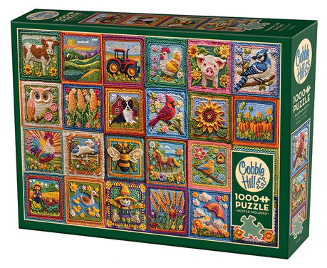 1000 Piece Country Life Crochet