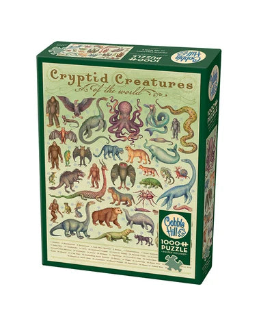 Cobble Hill  1000pc Puzzle - Cryptid Creatures