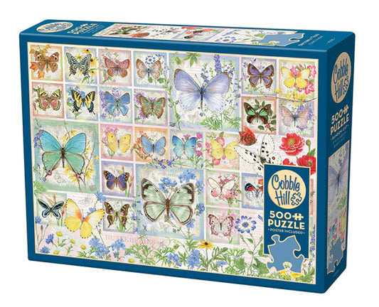 Butterfly Tiles 500 Pc Cobble Hill