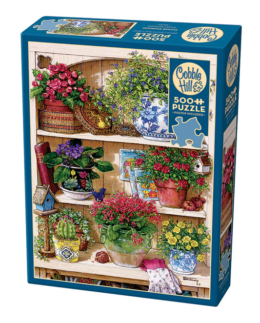 Cobble Hill Flower Cupboard 500 Piece