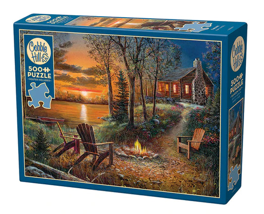 500pc Puzzle Cobble Hill Fireside