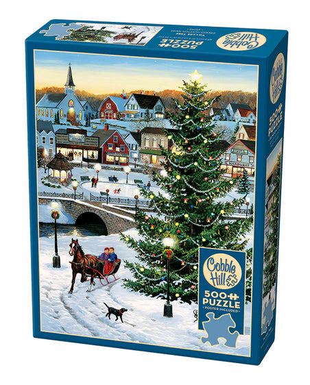 500pc Puzzle Cobble Hill Village Tree