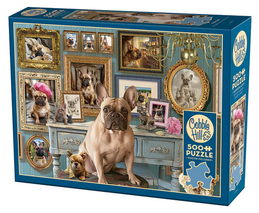 500pc Puzzle Cobble Hill Frenchie