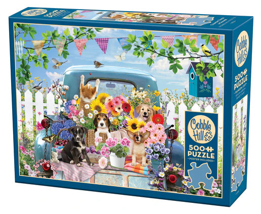 500pc Puzzle Cobble Hill Country Truck in Summer