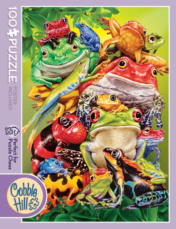 Cobble Hill Frog Business 100 pc Puzzle