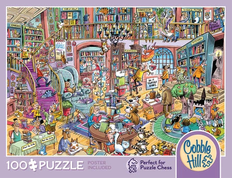 Cobble Hill  100pc Puzzle - Bookshop Bedlam