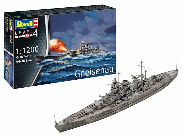 1/1200 Battleship Gneisenau