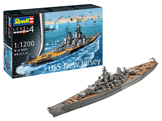 1/1200 Battleship USS New Jersey