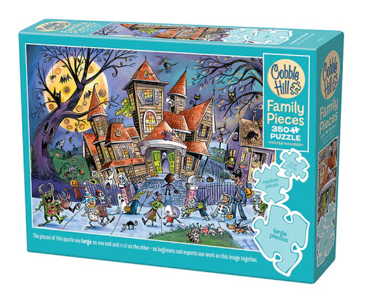 Cobble Hill  350pc Family Puzzle - Haunted House