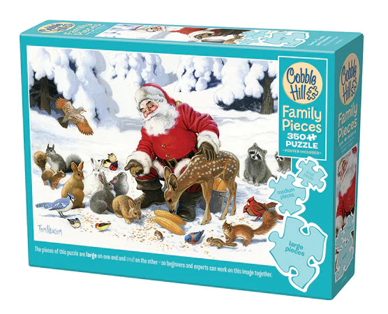 Cobble Hill  350pc Family Puzzle - Santa Claus and Friends