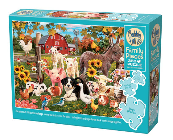Cobble Hill  350pc Family Puzzle - Family Farm