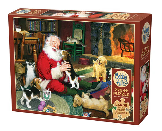 275pc Easy Handling Puzzle Cobble Hill Santa's Playtime