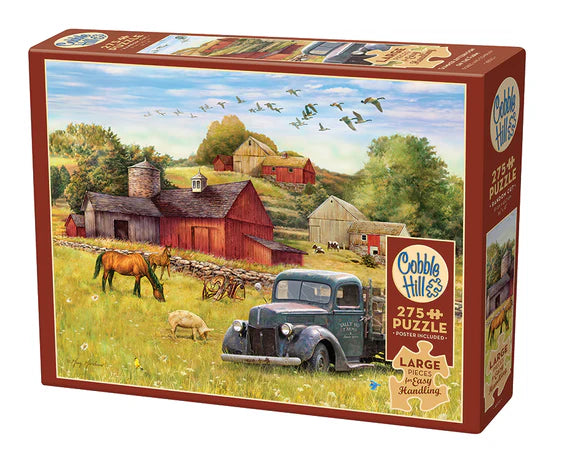 275pc Easy Handling Puzzle Cobble Hill Summer Afternoon on the Farm