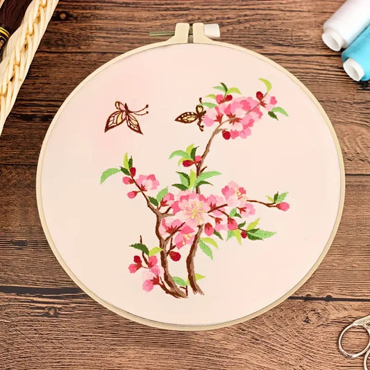 AISIBO Embroidery Kits, Starter Kit with Butterfly