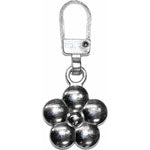 COSTUMAKERS Zipper Pull Flower - Nickel