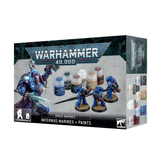 Warhammer 40K Infernus Marines + Paints