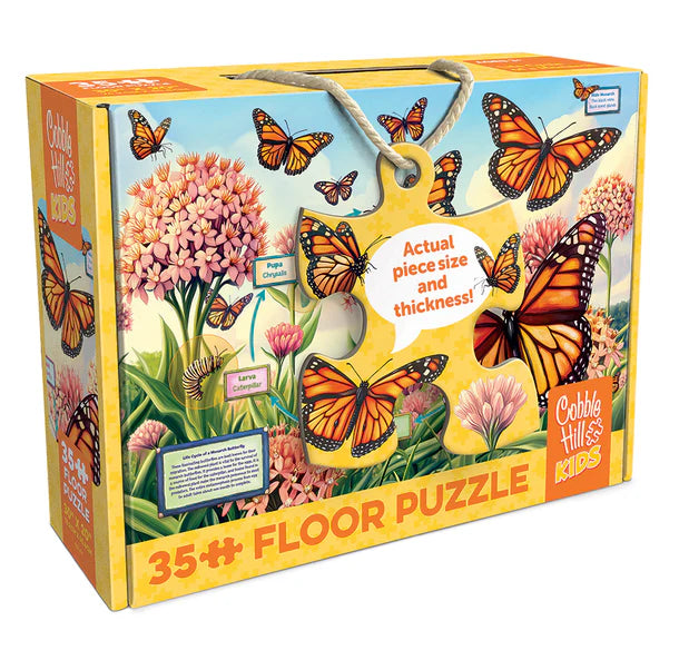 Life Cycle of a Monarch (35pc Floor Rope Handle)