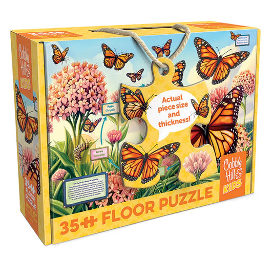 Life Cycle of a Monarch (35pc Floor Rope Handle)