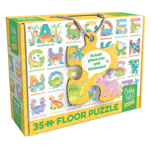Dinosaur Alphabet (35pc Floor Rope Handle)
