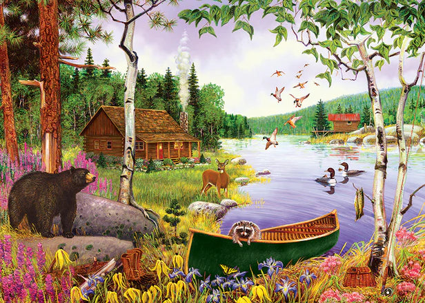 Cobble Hill Bear Lake (tray) 35 Piece Tray