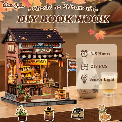 CUTEBEE DIY Miniature House Choshi no Shitamachi