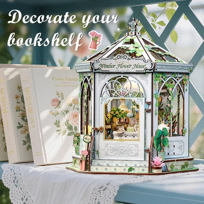 CUTEBEE DIY Miniature House  Windsor Flower House