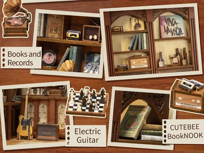 CUTEBEE DIY Book Nook Kit (The Secret Rhythm)