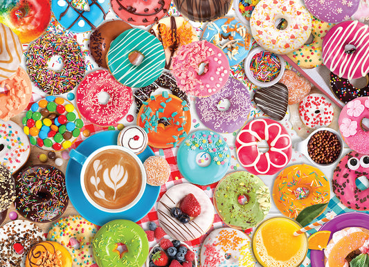 Donut Party - Tin Packaging - 1000pc Jigsaw Puzzle by Eurographics