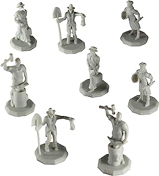 Monster Townsfolk Minis: Unpainted - Tradesmen Collection (8)