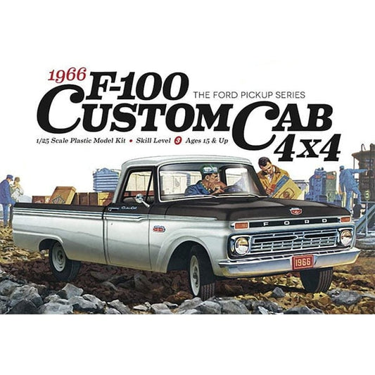 Moebius Models 1966 Ford F100 Custom Cab 4×4 1/25 Scale 1236