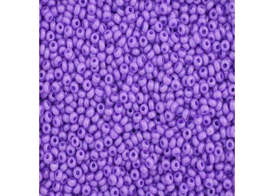 CZECH SEED BEAD APX 22G VIAL 10/0 OPAQUE DYED VIOLET