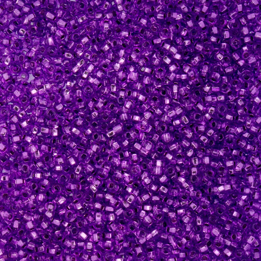 Czech Seed Beads apx. 22g Vial 10/0 S/L Dyed Mauve