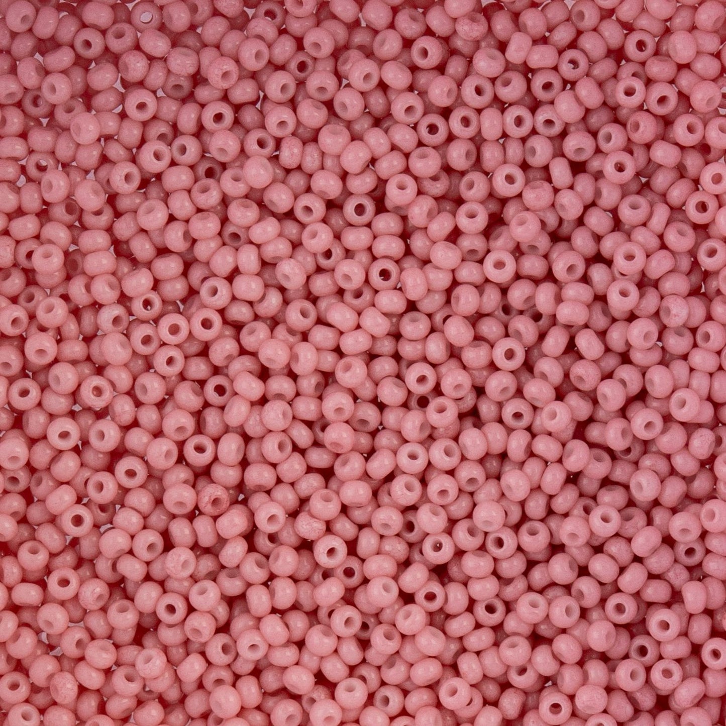 Czech Seed Beads apx. 22g Vial 10/0 Chalk Pink Solgel