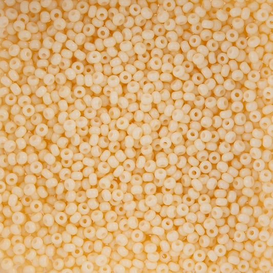 Czech Seed Beads apx. 22g Vial 10/0 Bone Solgel