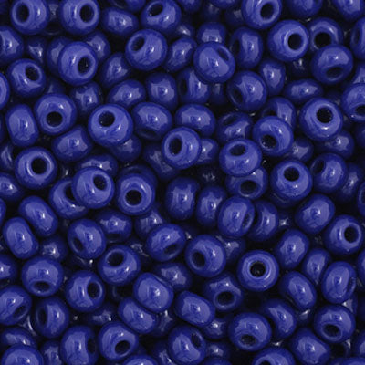 Czech Seed Bead 11/0 Opaque Dark Royal Blue