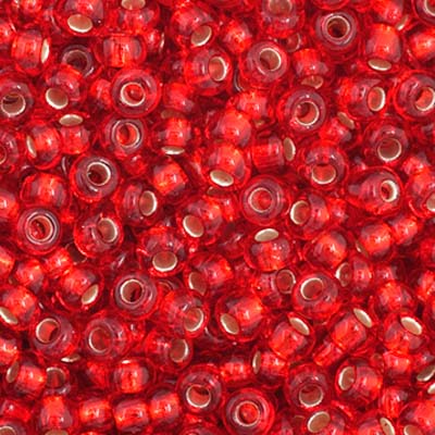 Czech Seed Bead 11/0 Vial S/L Light Red apx23g