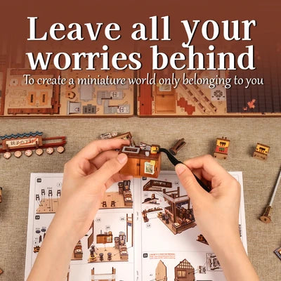 CUTEBEE DIY Miniature House Choshi no Shitamachi