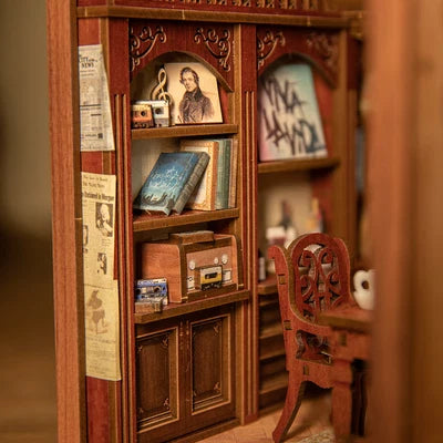 CUTEBEE DIY Book Nook Kit (The Secret Rhythm)