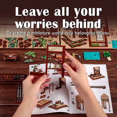 CUTEBEE DIY Miniature House  Kirishima Cha-an