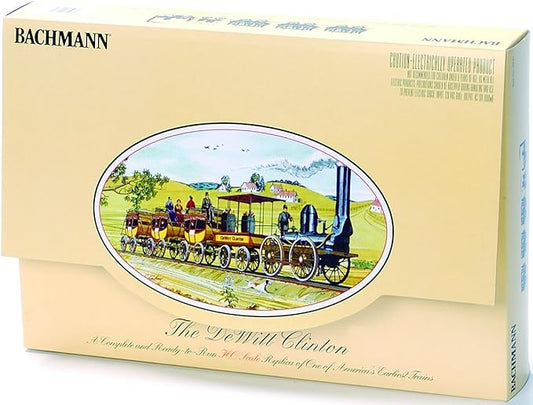 Bachmann 00641 HO Scale DeWitt Clinton Historic Steam Train Set