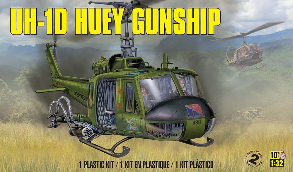 Revell UH-1D Huey Gunship 1/32 Scale RMX 85-5536