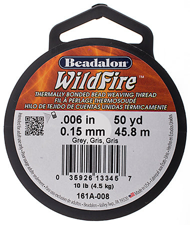 Beadalon - Wildfire .006in/ .15mm Grey 50yd (45m)