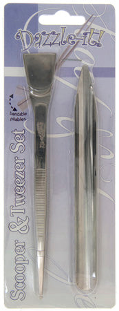 Dazzle-It Tweezer Shovel and Bead Scooper