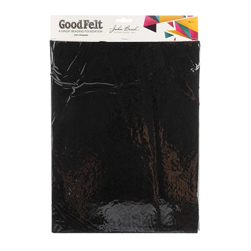 GoodFelt Beading Foundation 1.5mm 8.5x11in 4pcs Black