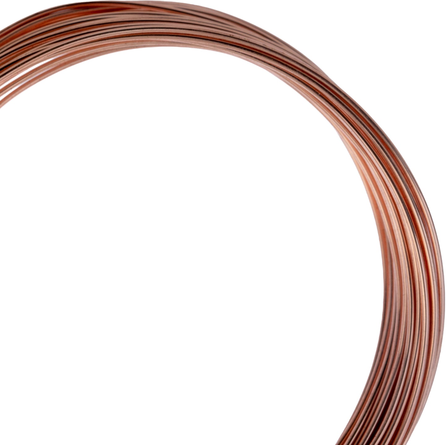 Metal Complex German Style Wire No-Tarnish RND 20ga (0.81mm) 19.7ft (6m) Rose Gold
